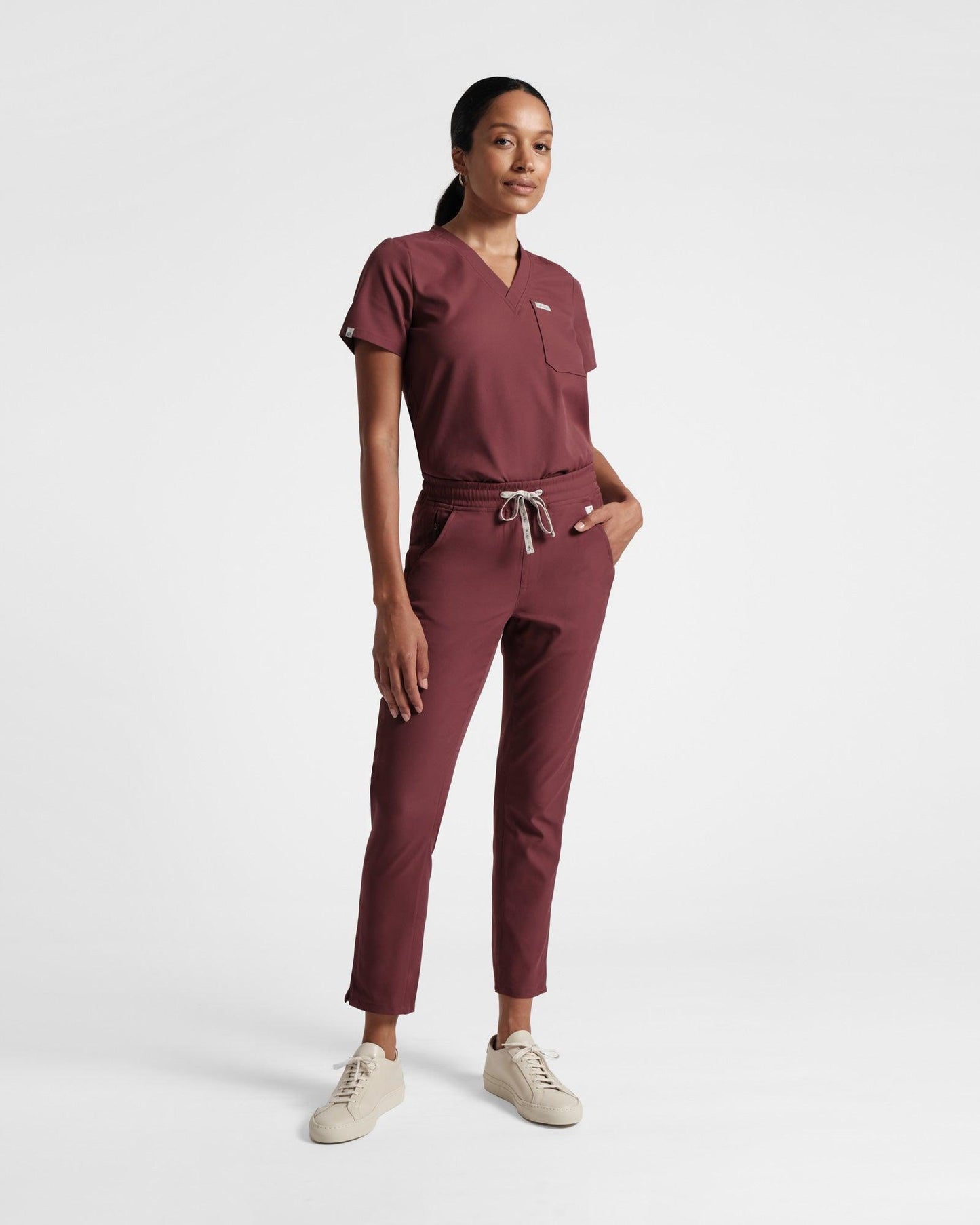 Critical Pant in Heme Red - On Call