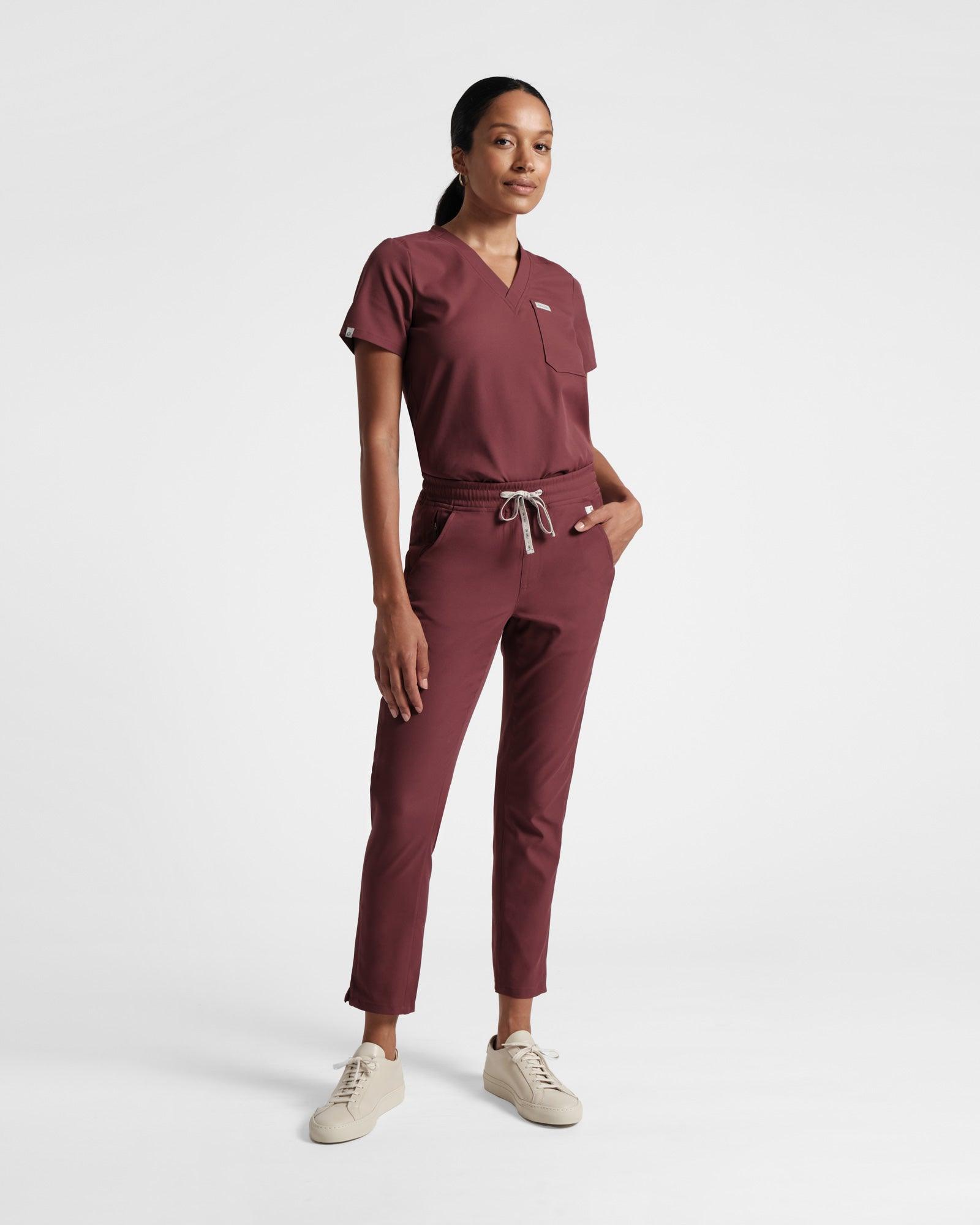 Critical Pant in Heme Red - On Call