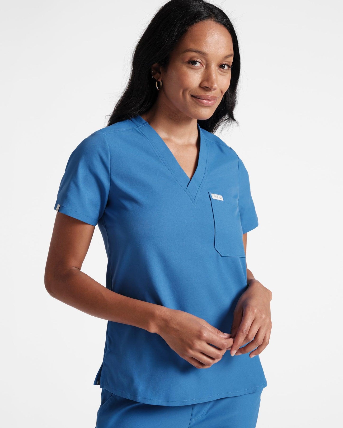 Day Shift Top in Venous Blue - On Call
