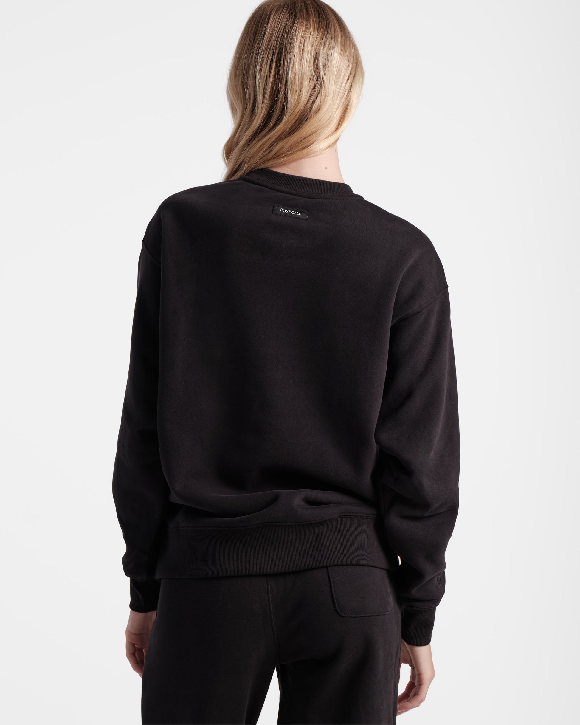 Post Call Crewneck in Black - On Call