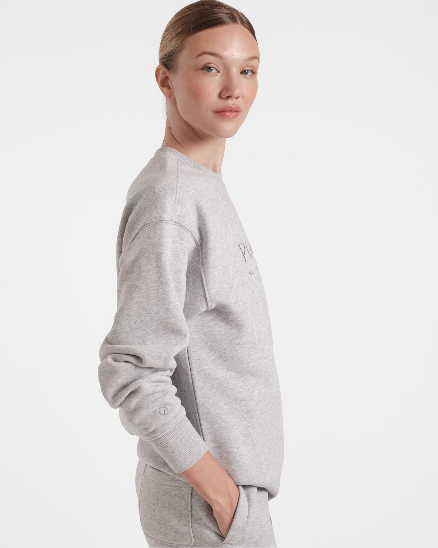 Post Call Crewneck in Heather Grey - On Call