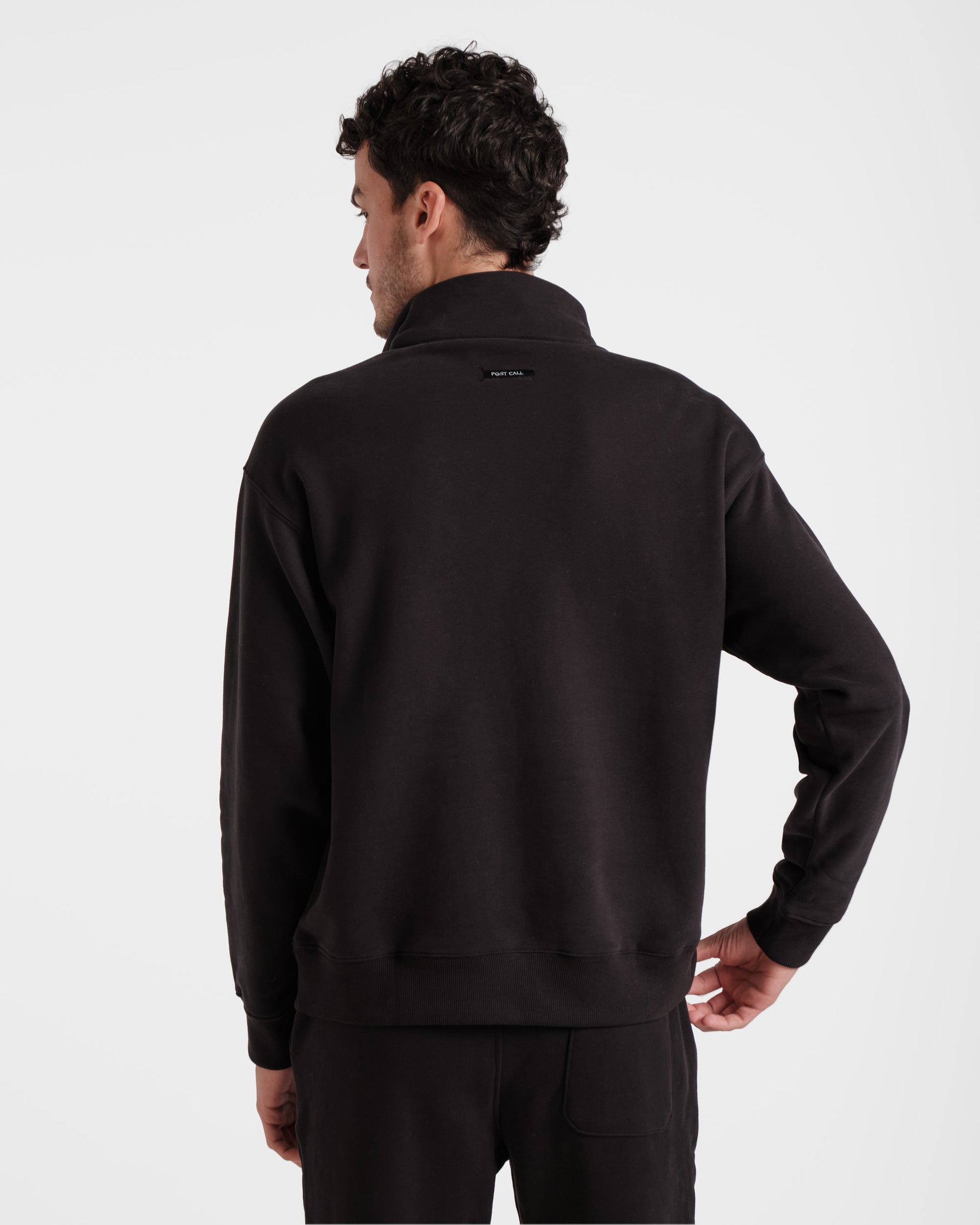 Post Call Men's Half Zip in Black - On Call