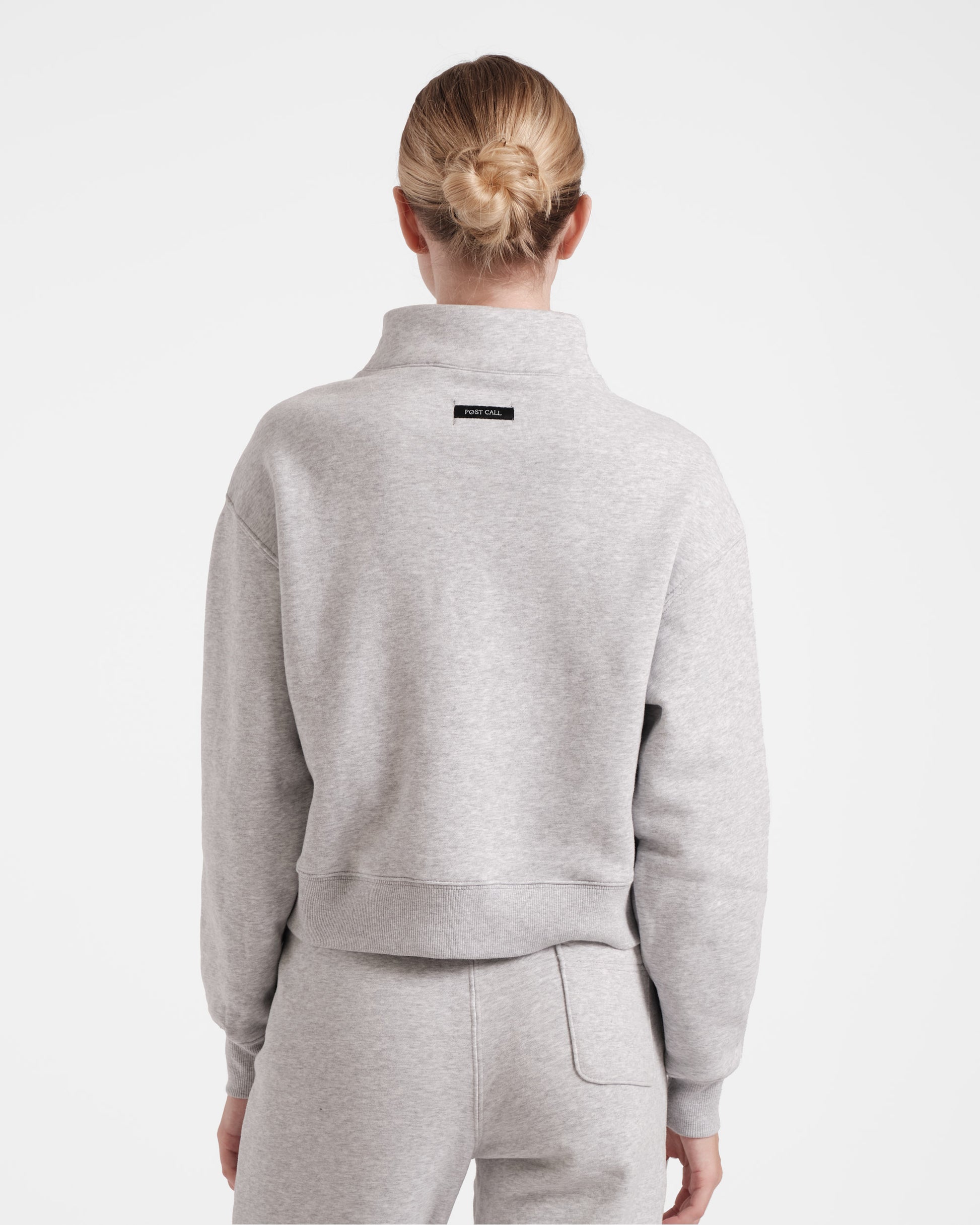 Post Call Women's Half Zip in Heather Grey - On Call