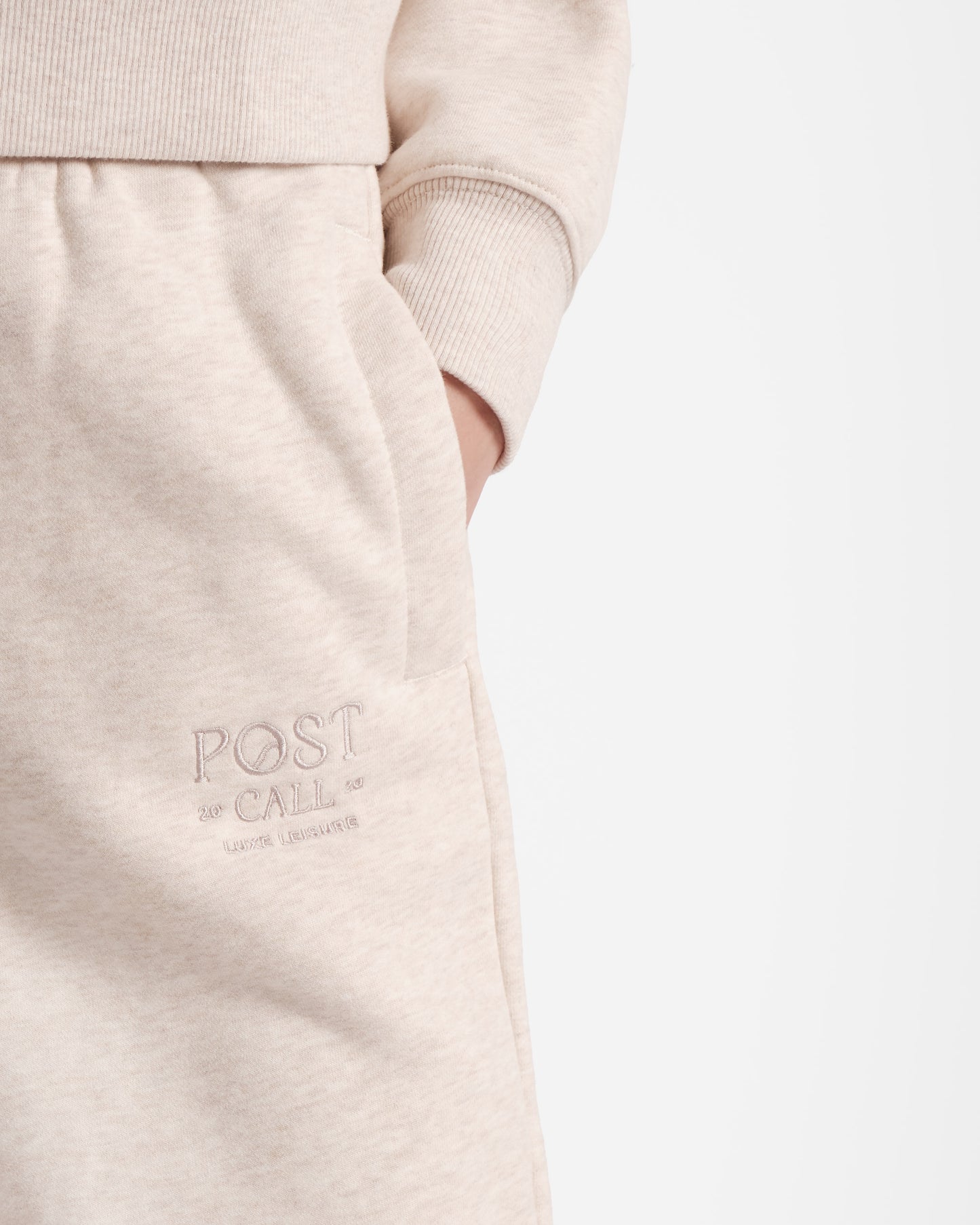 Post Call Women's Jogger in Heather Beige - On Call