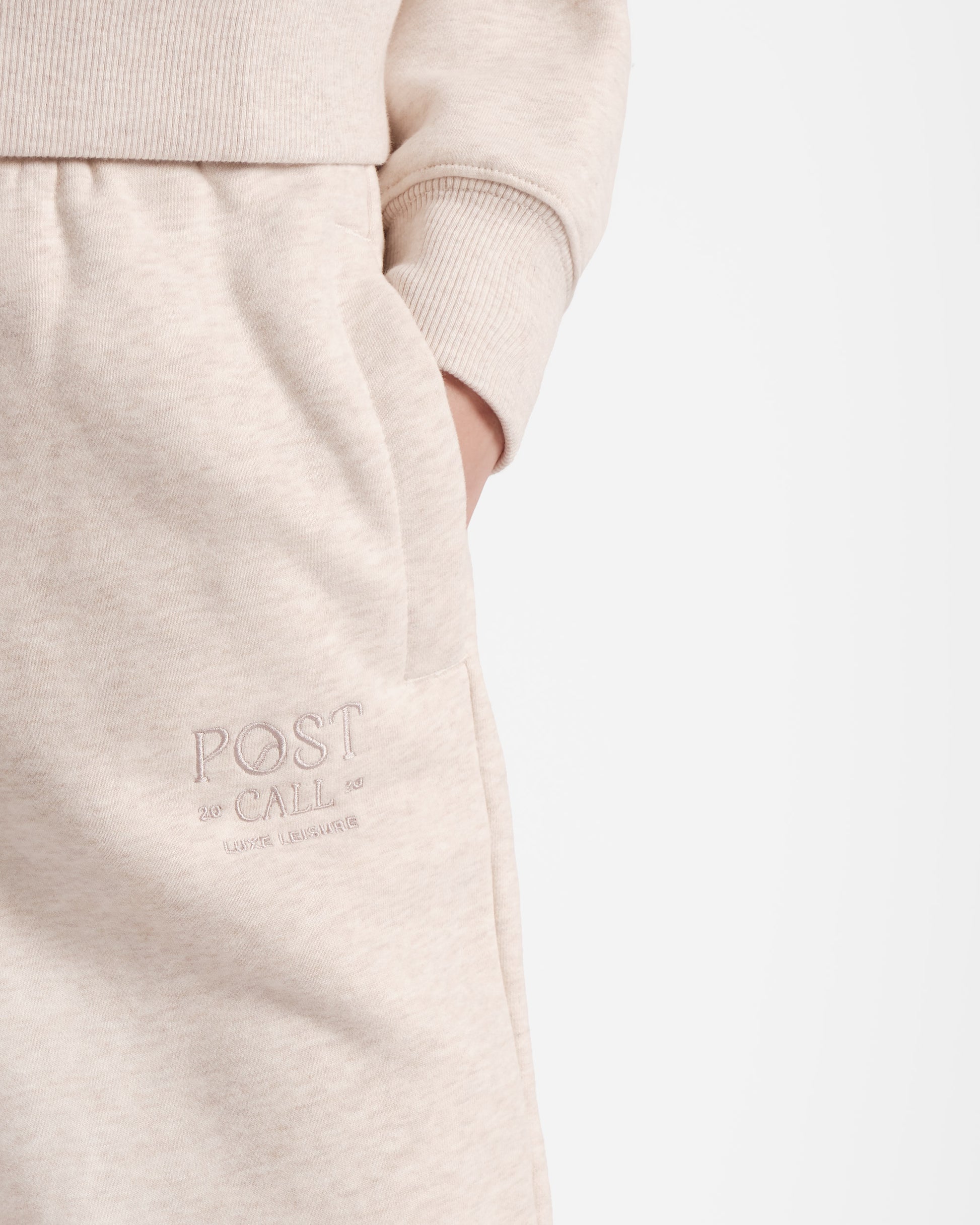Post Call Women's Jogger in Heather Beige - On Call
