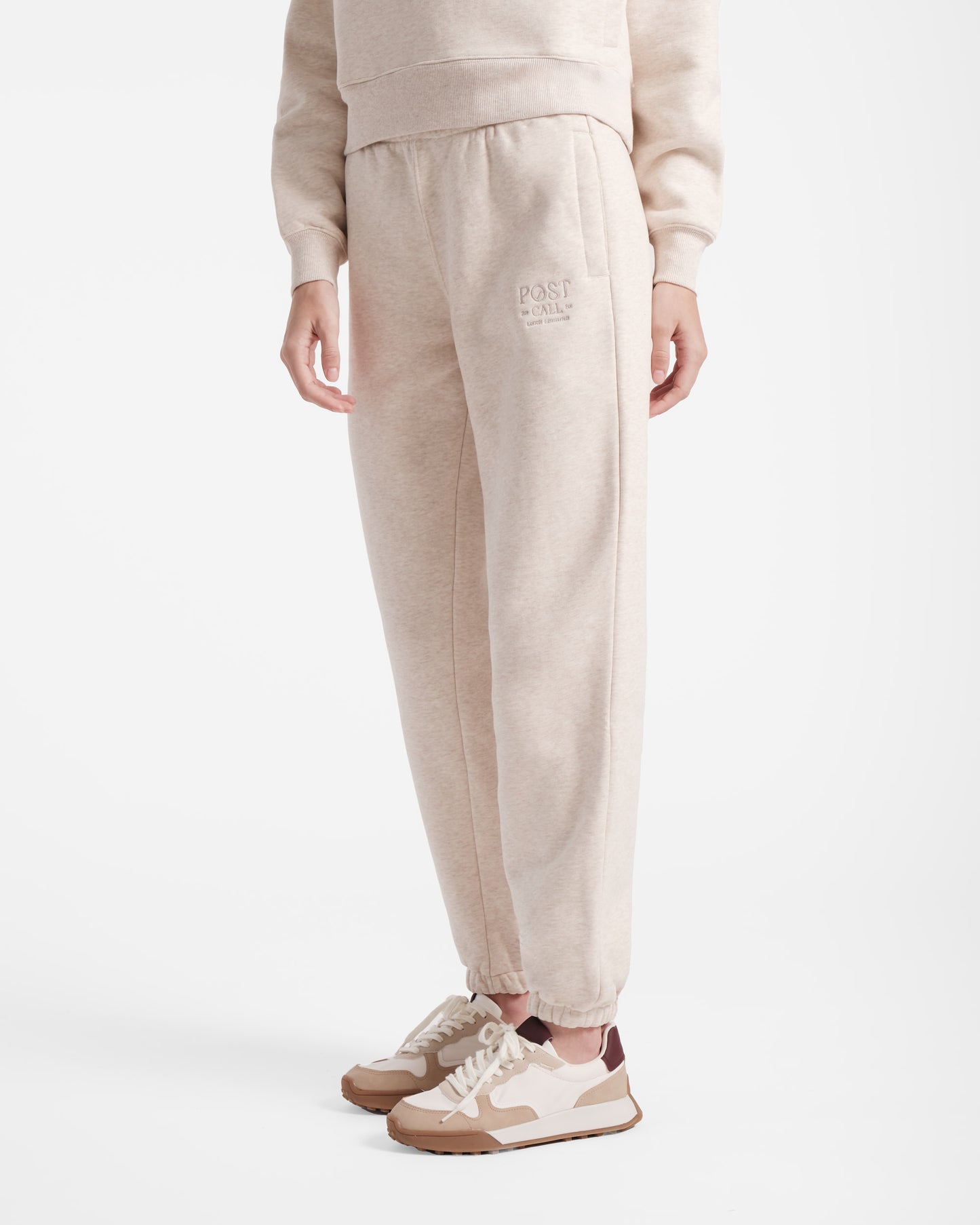 Post Call Women's Jogger in Heather Beige - On Call