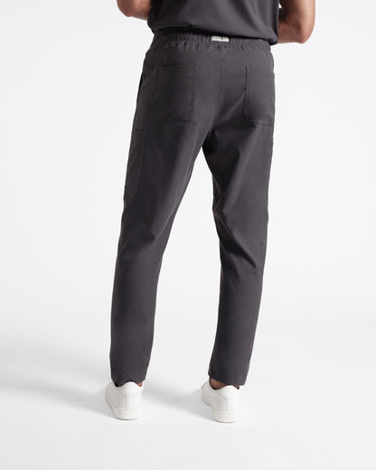 Men's cargo scrub pant in dark grey's