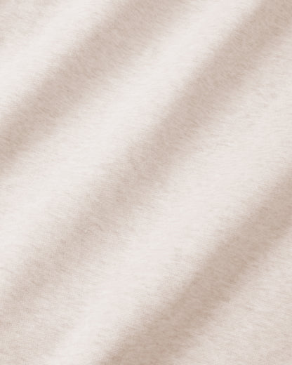 Post Call Crewneck in Heather Beige