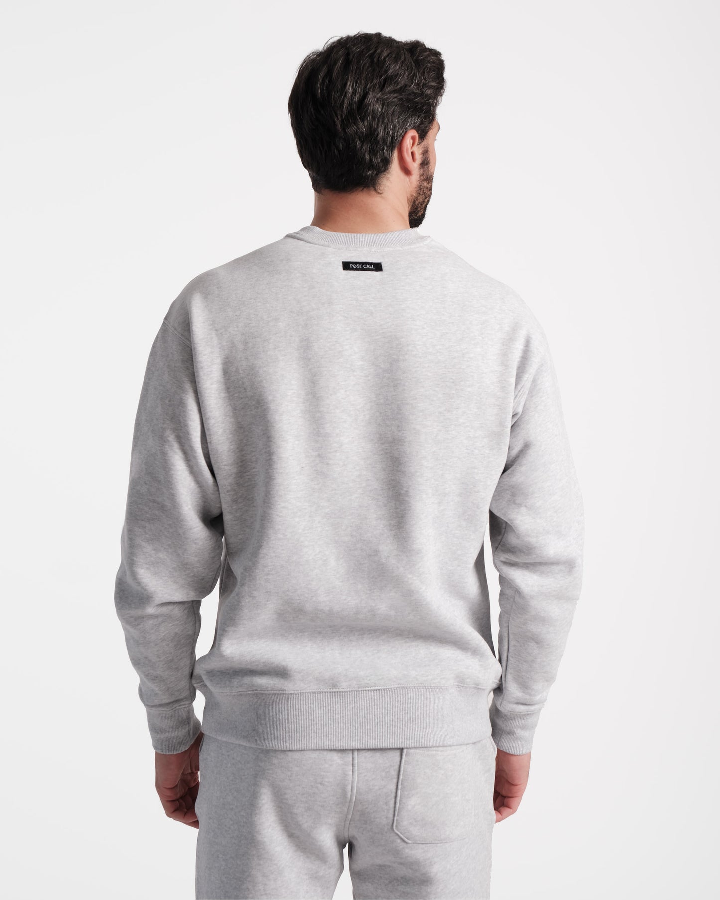 Post Call Crewneck in Heather Grey