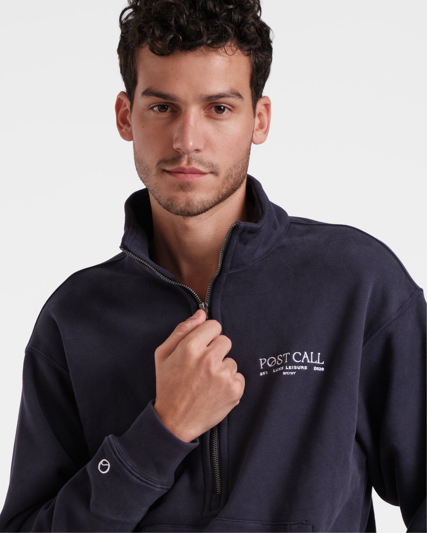 Post Call Men's Half Zip in Navy