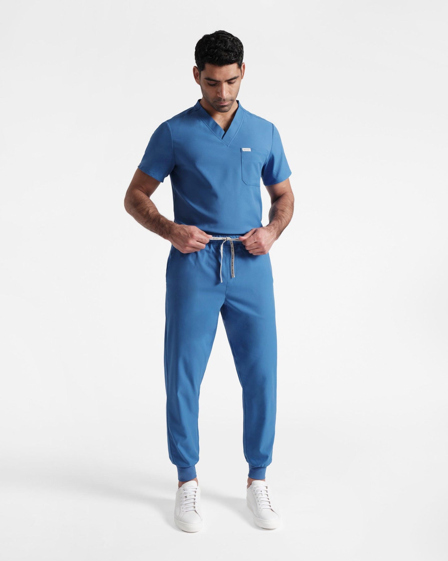 Men's jogger scrub pant in venous blue